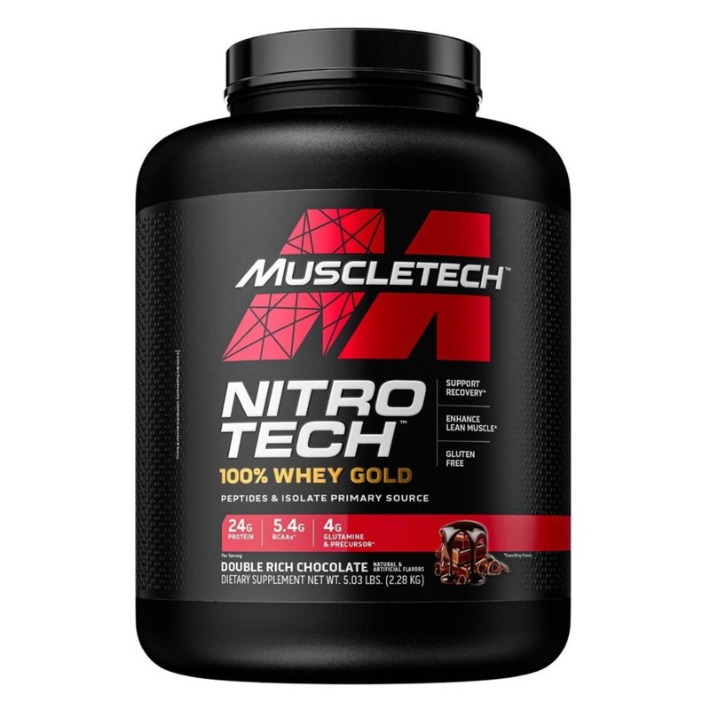 Nitro Tech Whey Gold 5 lbs 69 porciones